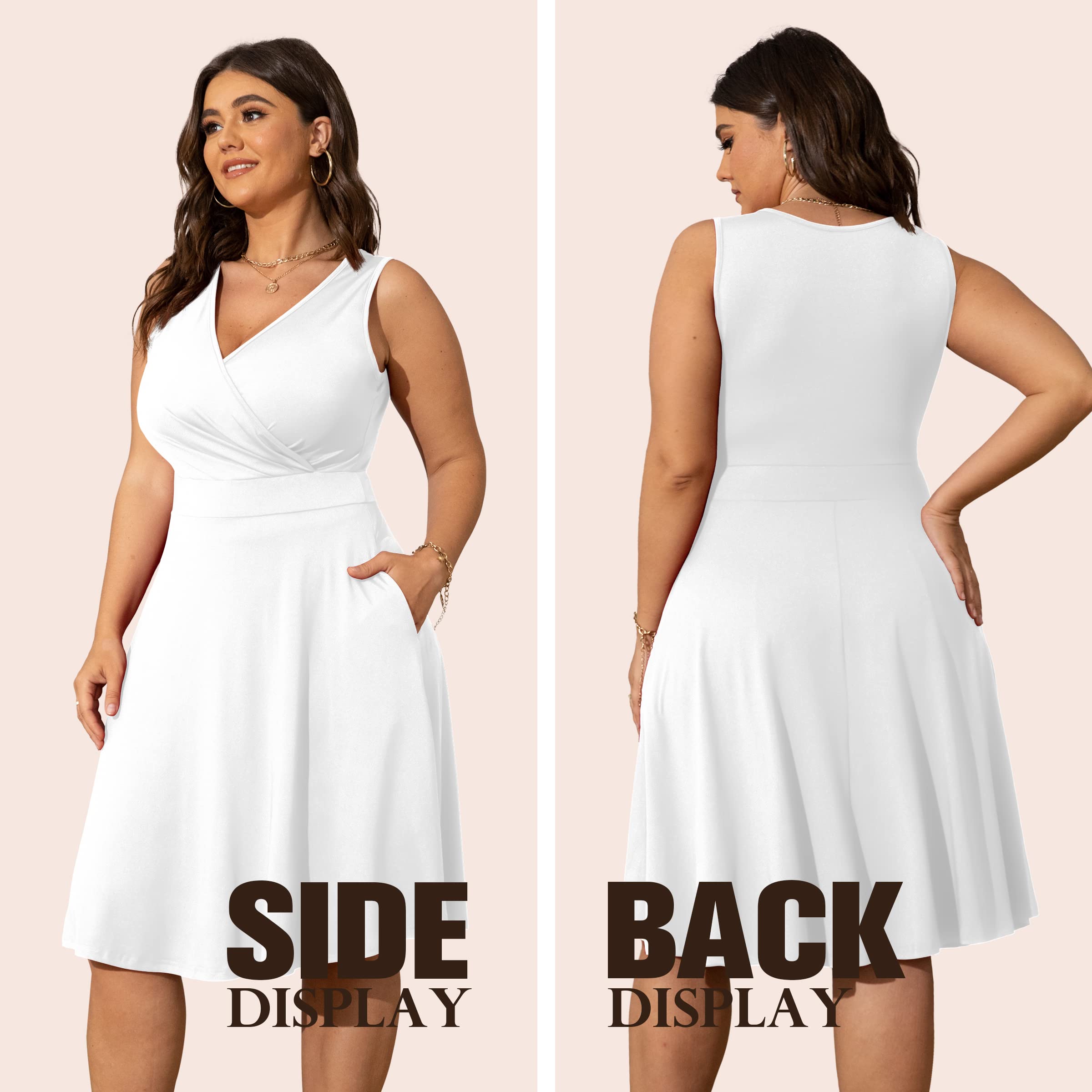 Women's Summer Short Party Dress with Pockets