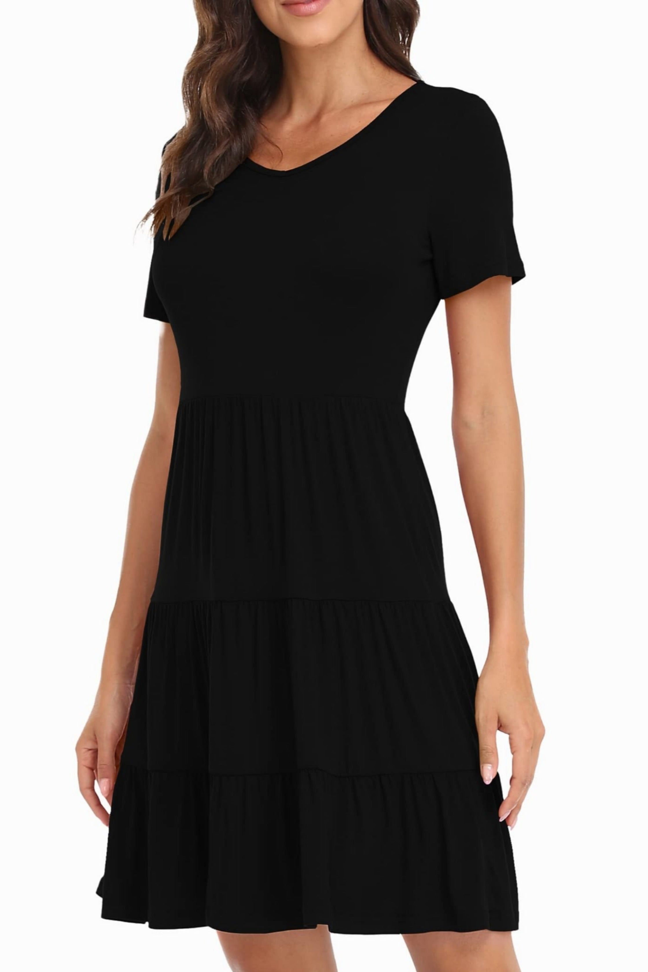 Cute Casual Tiered Dress