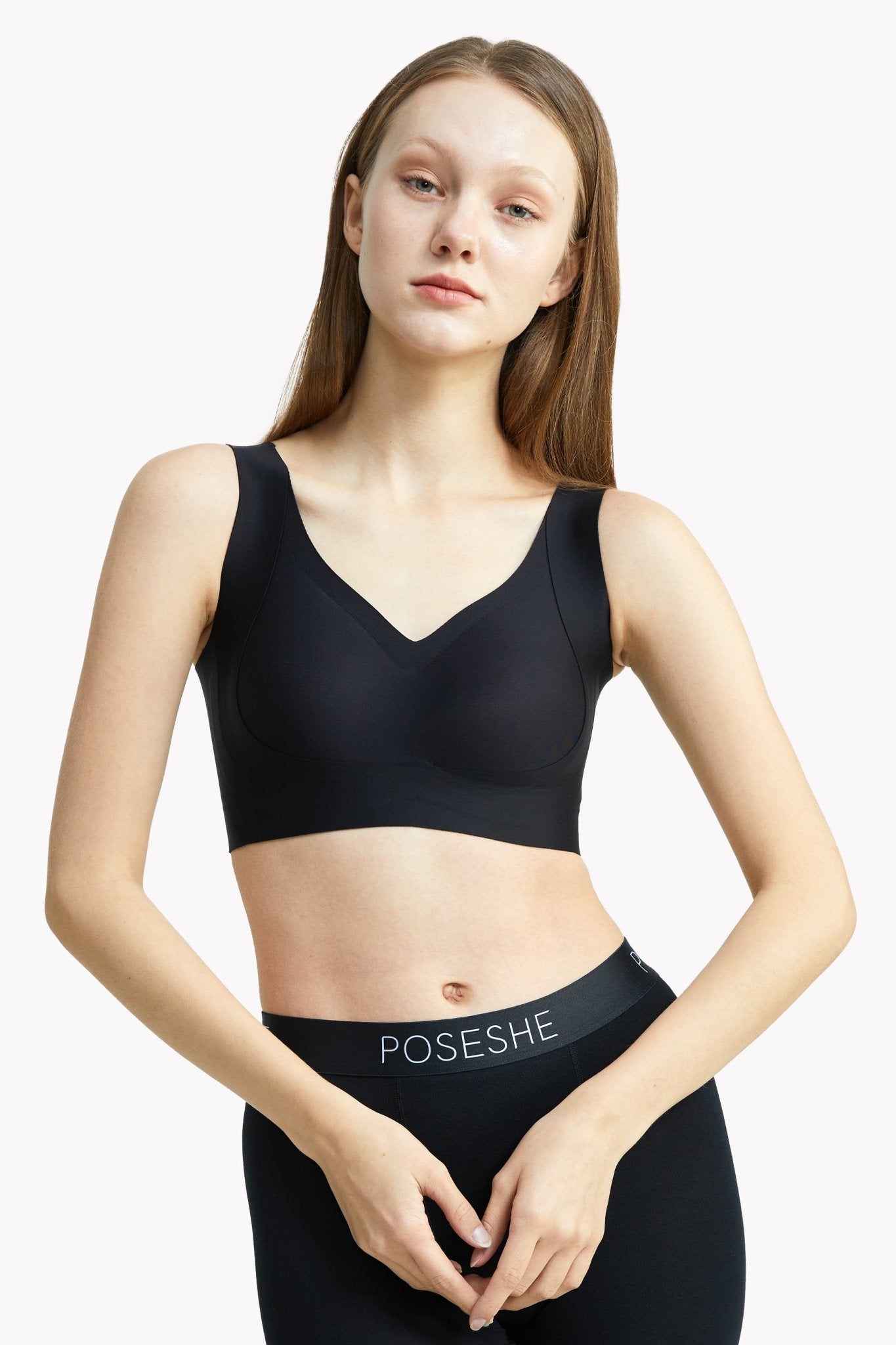 POSESHE Easy Pieces™️ Smoothing Crop Cami Bra - Comfortable & Supportive  Seamless Design