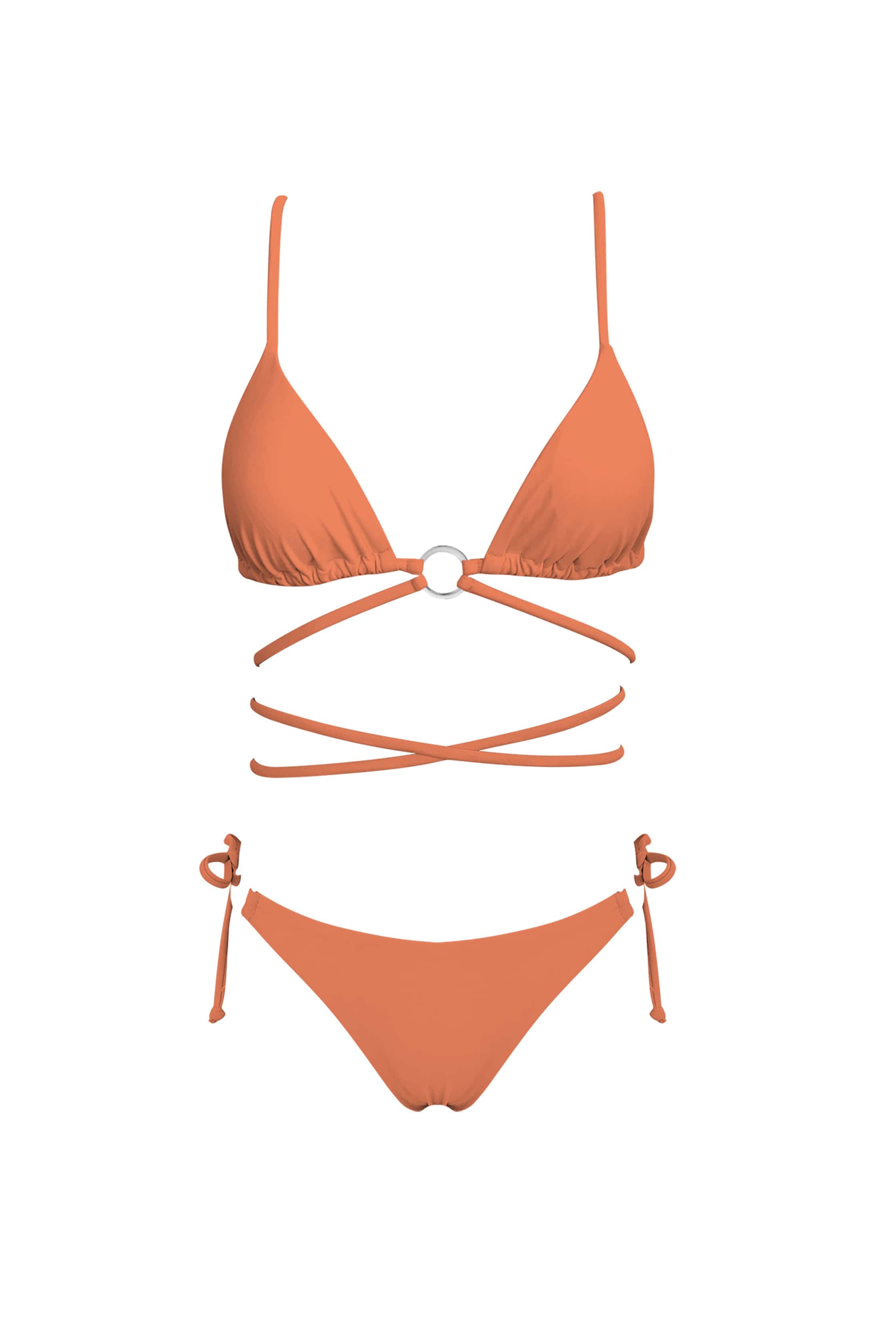 Myosotis Tri Bra With Wrap Around Strap Bottom