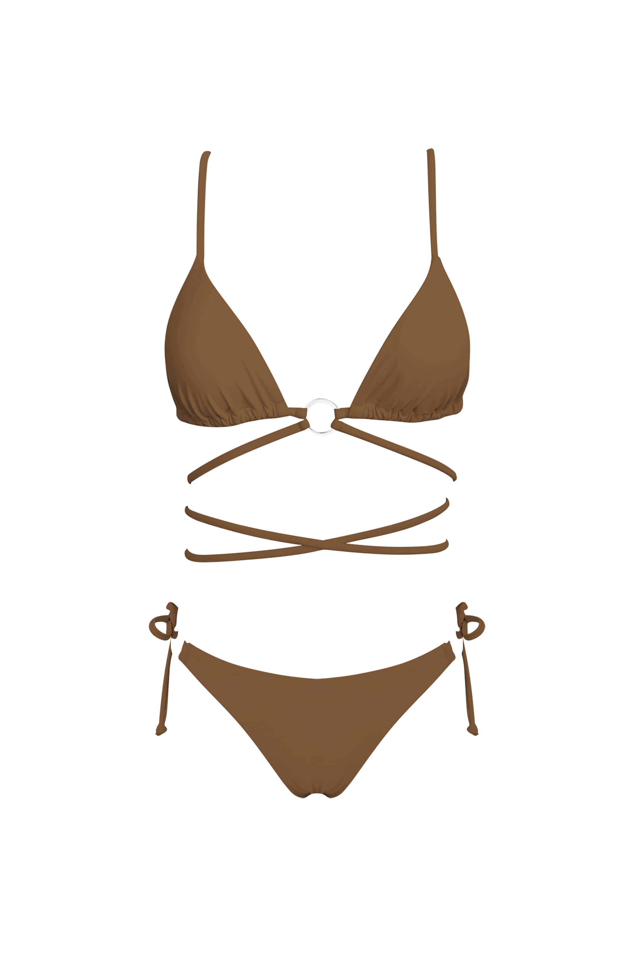Myosotis Tri Bra With Wrap Around Strap Bottom