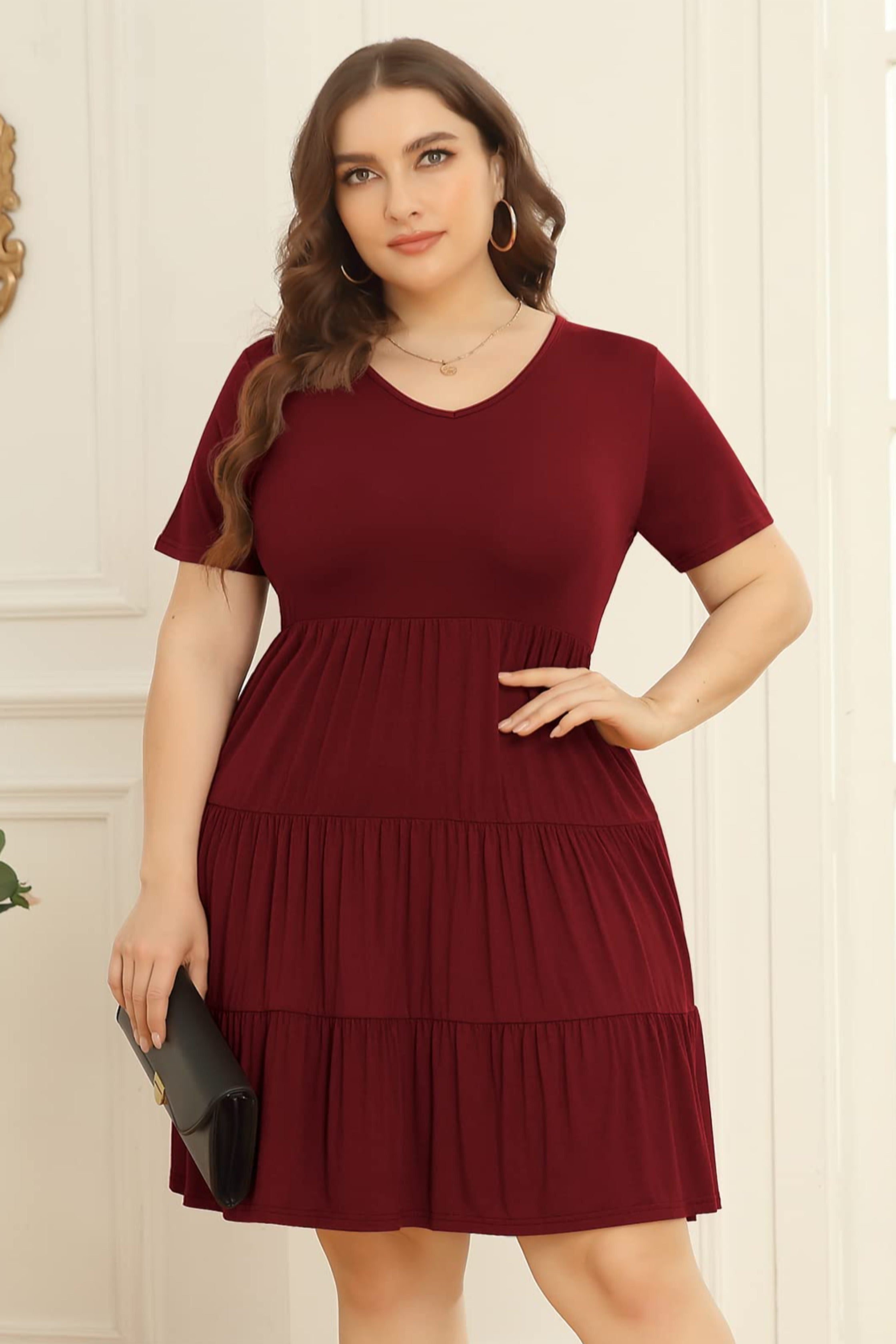 Cute Casual Tiered Dress