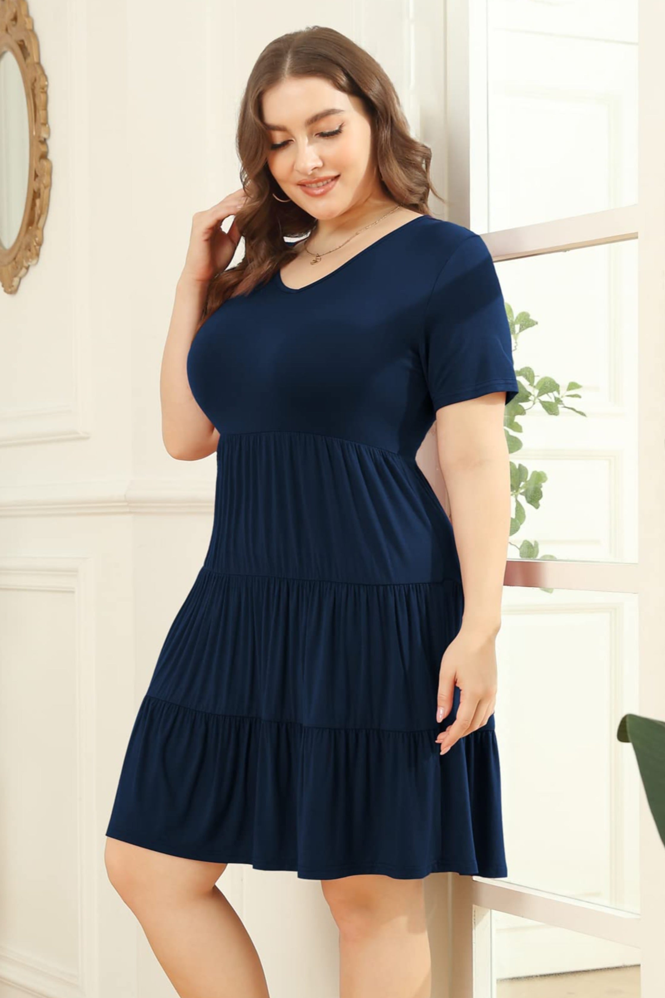Cute Casual Tiered Dress
