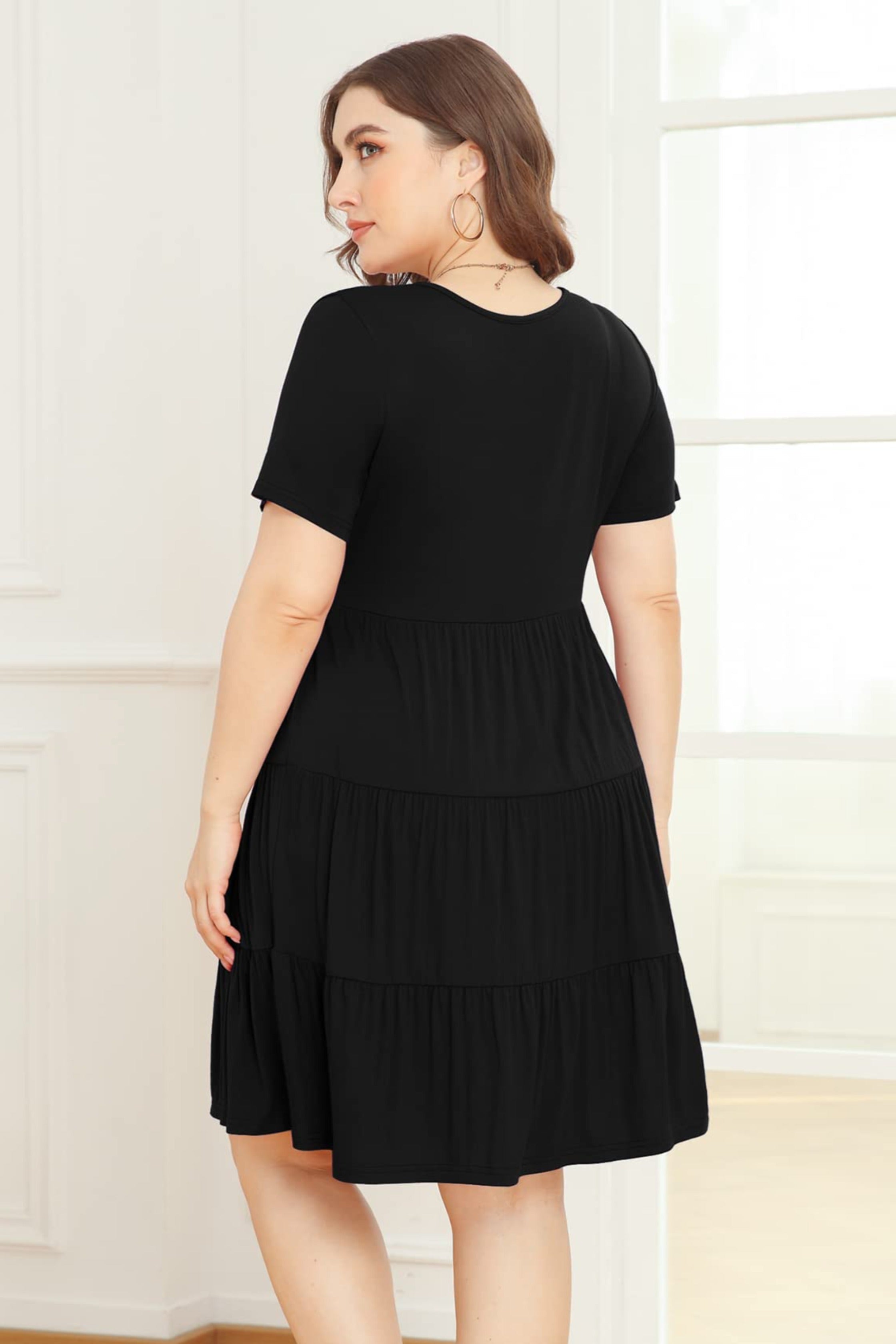 Cute Casual Tiered Dress