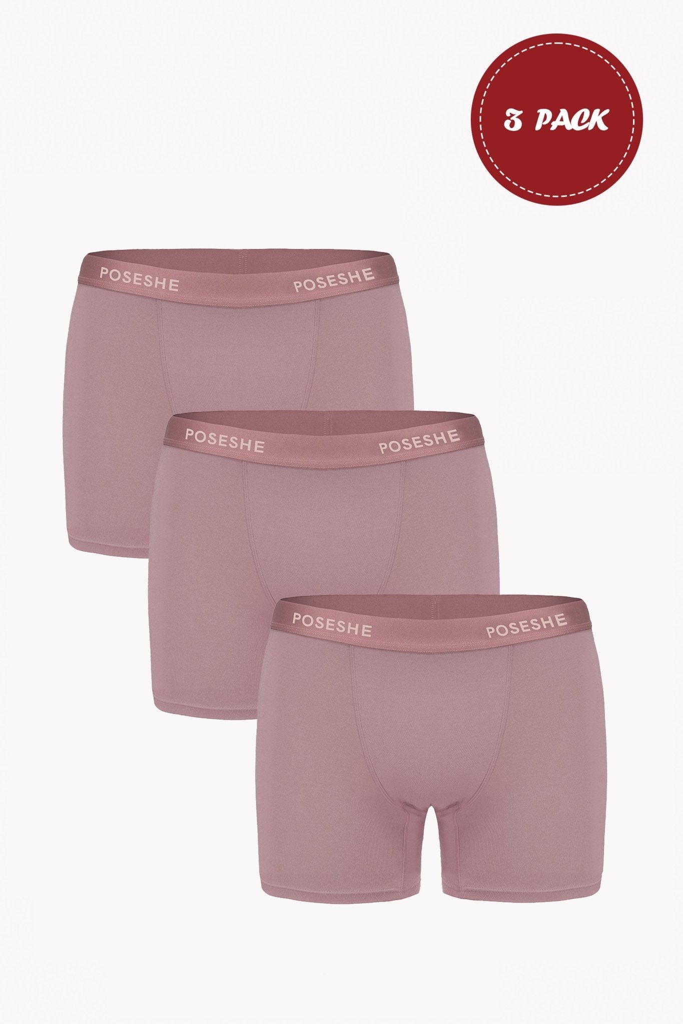 Body Liberator Boxer Brief, 6" Inseam, 3-Pack - POSESHE