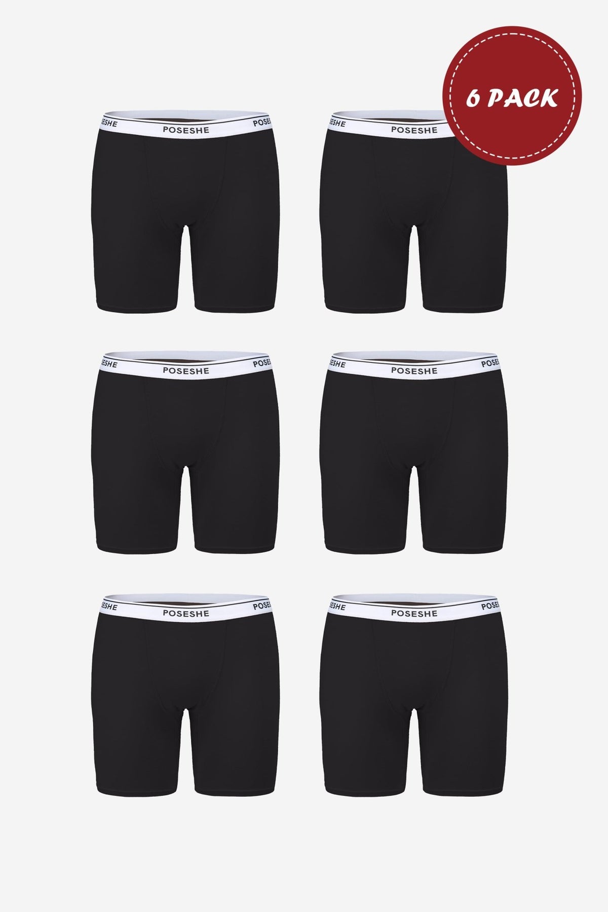 Body Liberator Boxer Brief 6-Pack - POSESHE