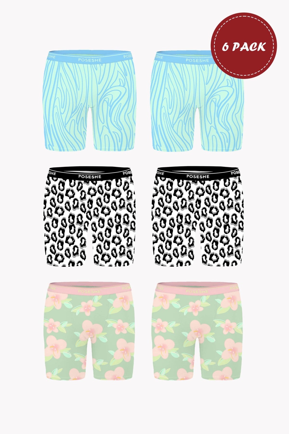 Body Liberator Boxer Brief 6-Pack - POSESHE