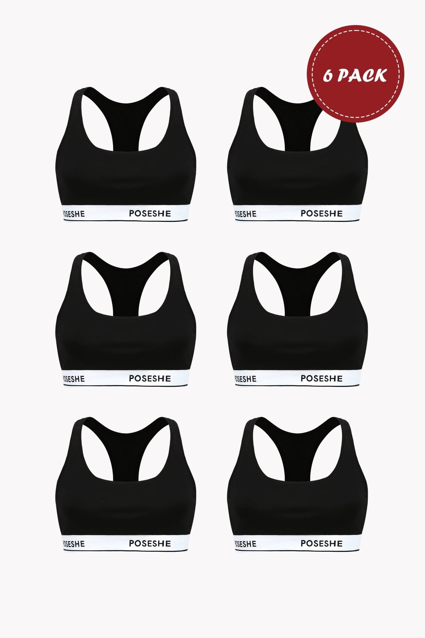 Body Liberator Bralettes 6-Pack - POSESHE