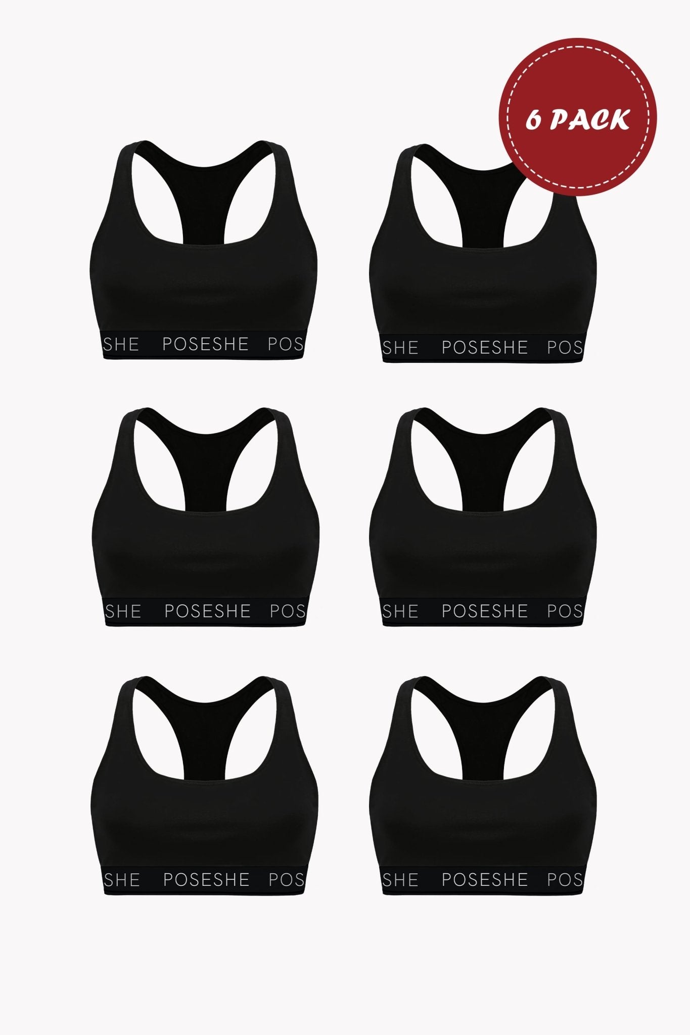Body Liberator Bralettes 6-Pack - POSESHE