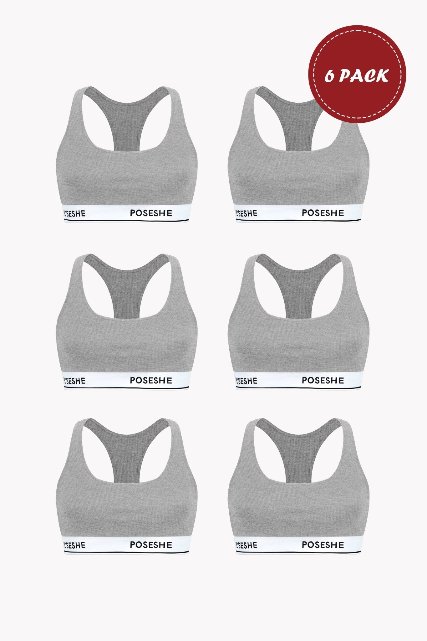 Body Liberator Bralettes 6-Pack - POSESHE