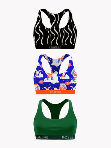Body Liberator Bralettes 3-Pack