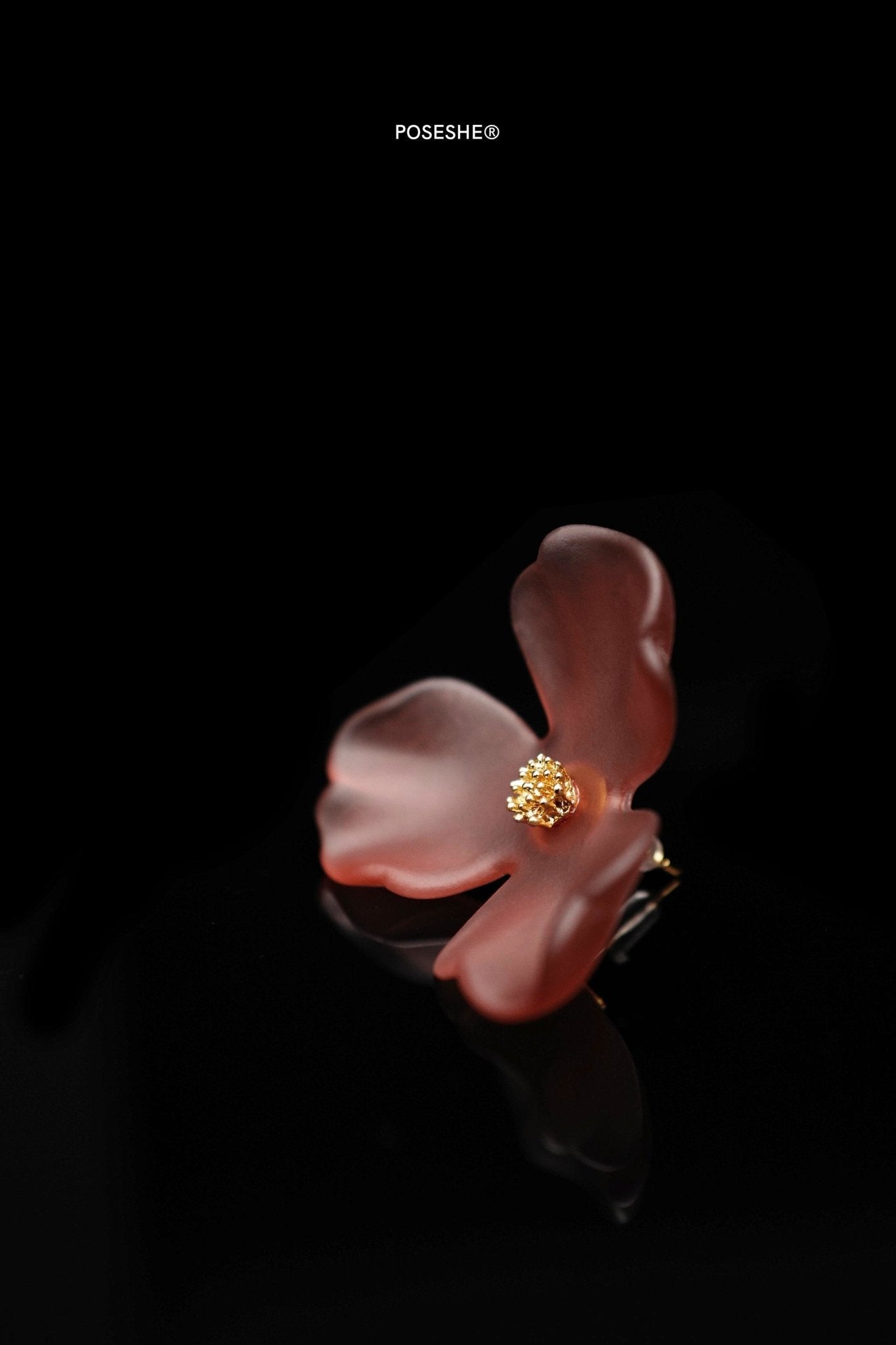 Crystal Floral Earings - POSESHE