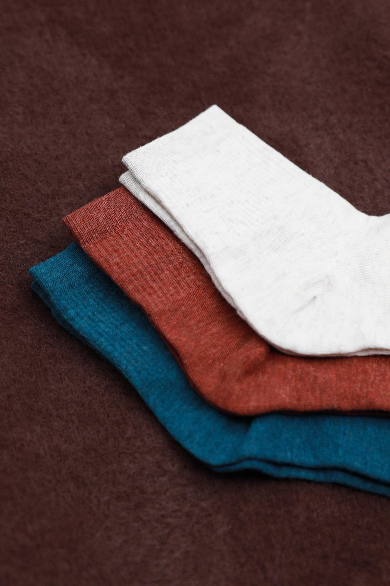 Easy Pieces™️ 100% Cotton Socks 3-Pack - POSESHE