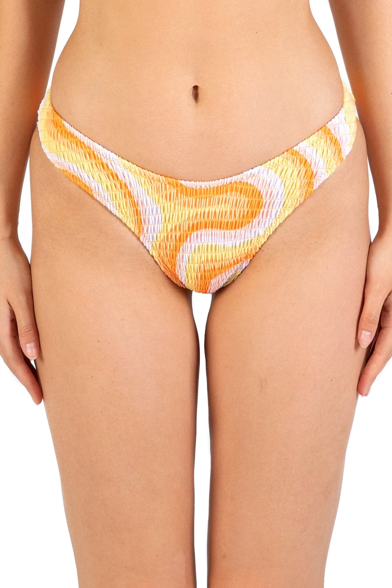 Last Summer Pleat Underwire Bikinis Bottom - POSESHE