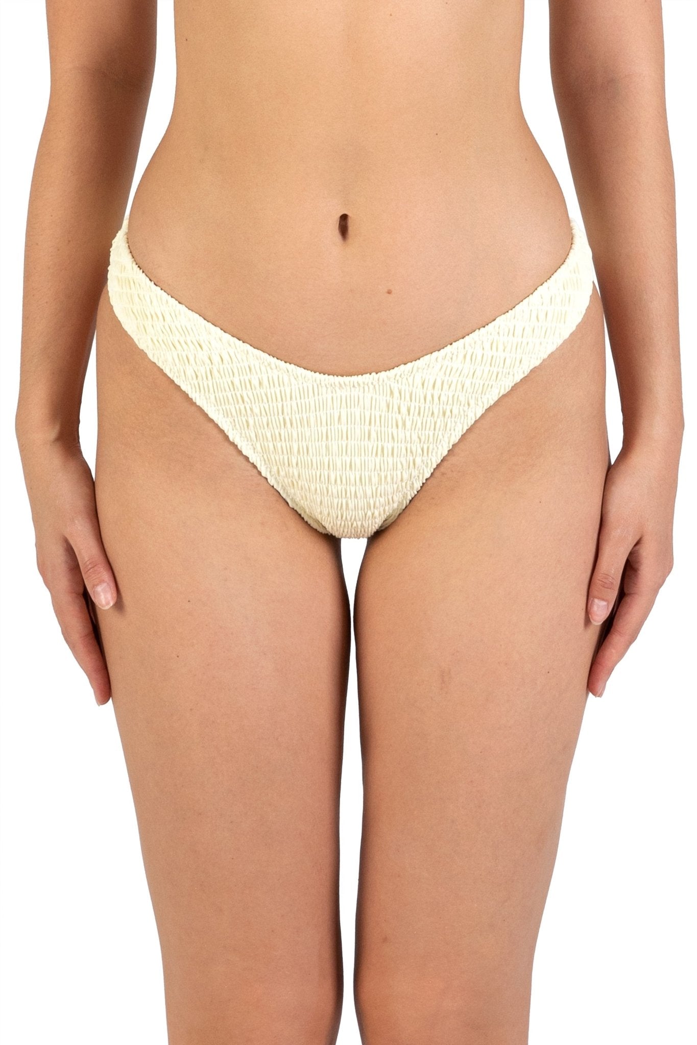 Last Summer Pleat Underwire Bikinis Bottom - POSESHE