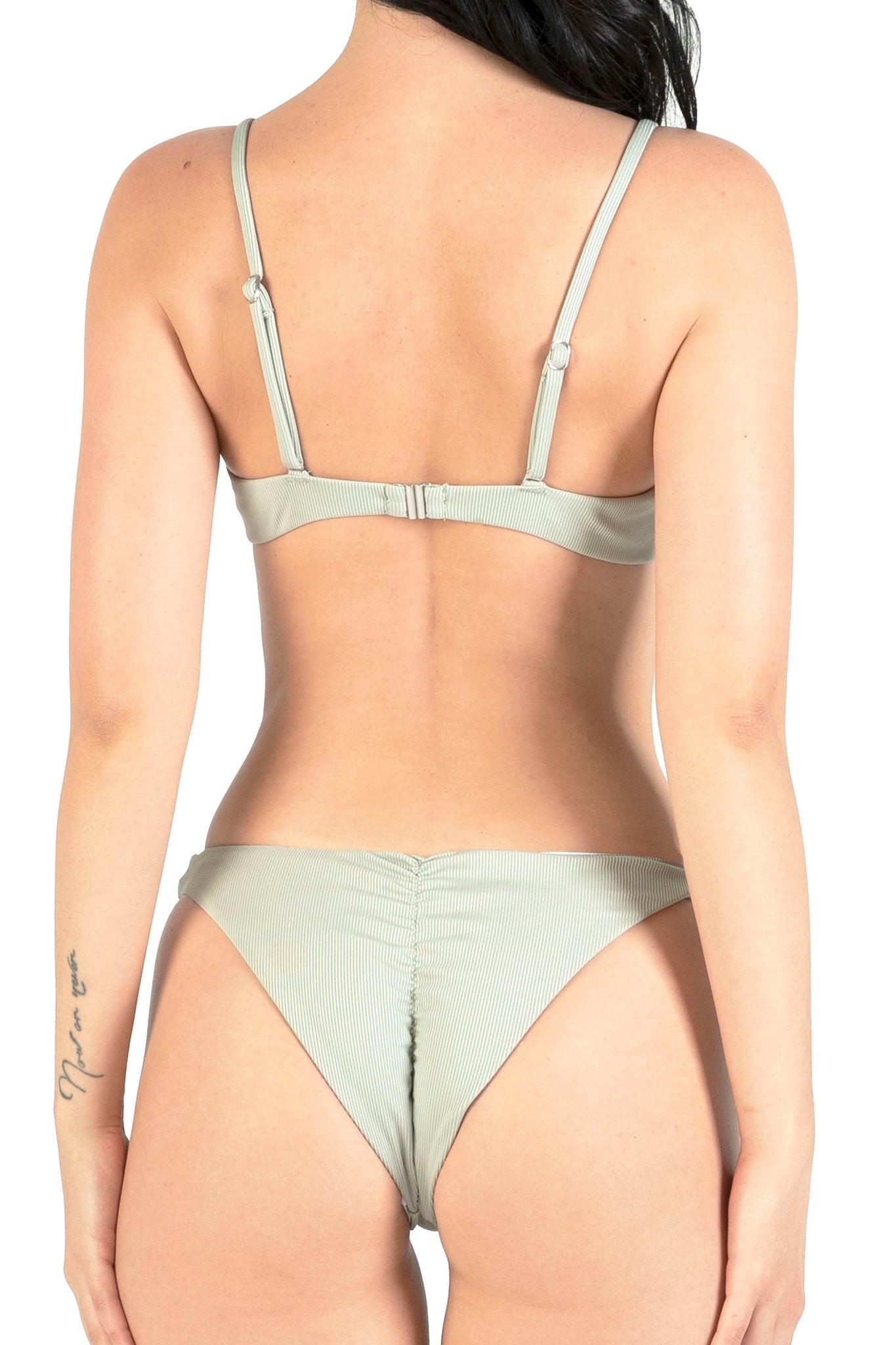 Olive Fold Bikinis Bottom - POSESHE
