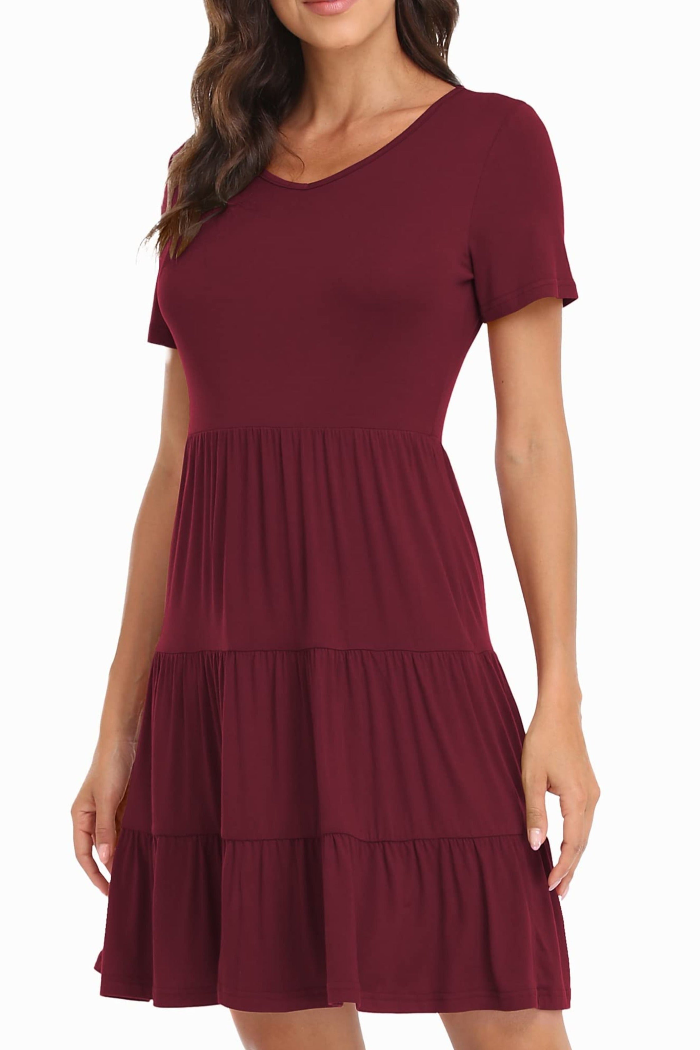Cute Casual Tiered Dress