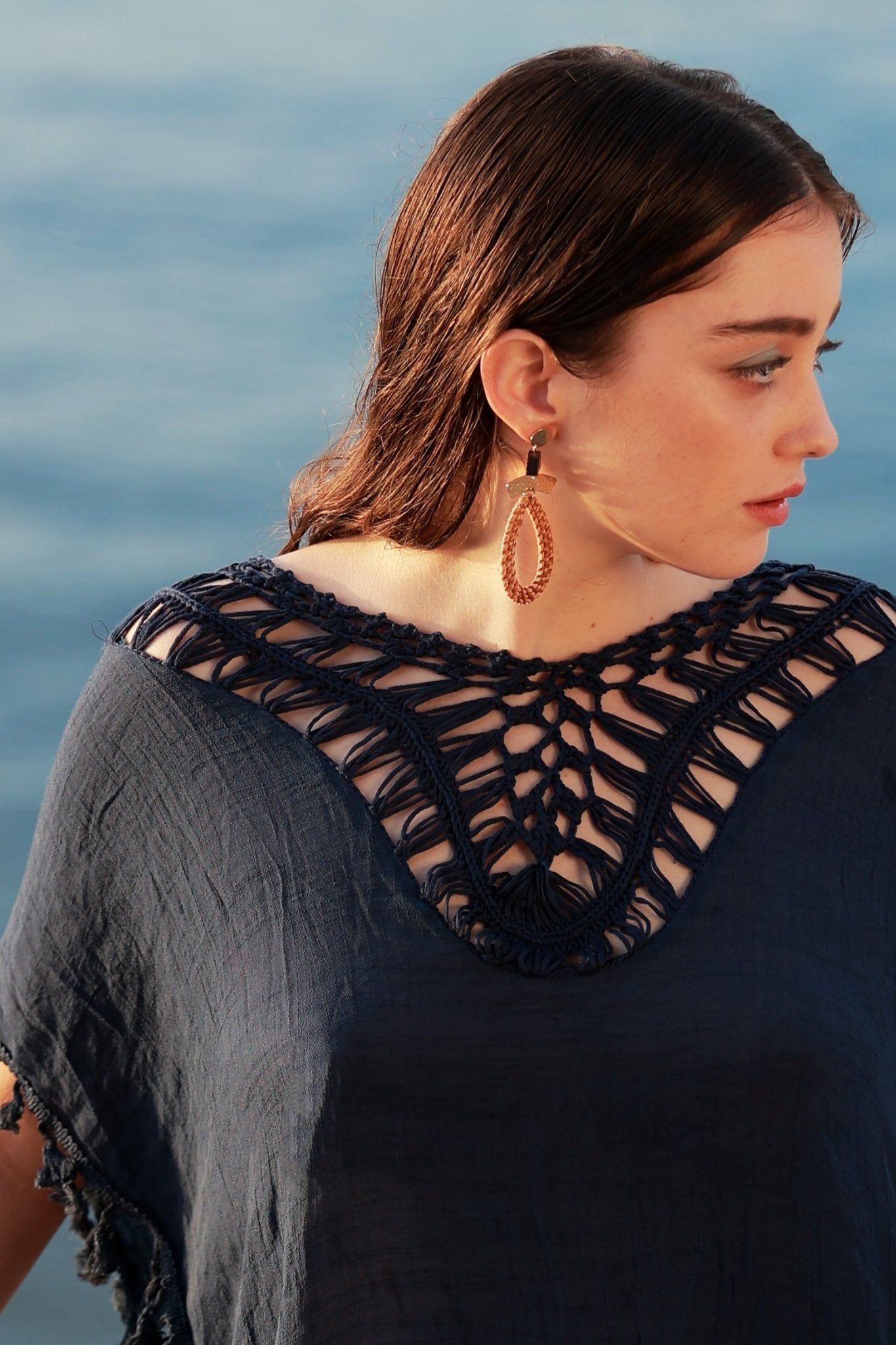 Rattan Earings - POSESHE