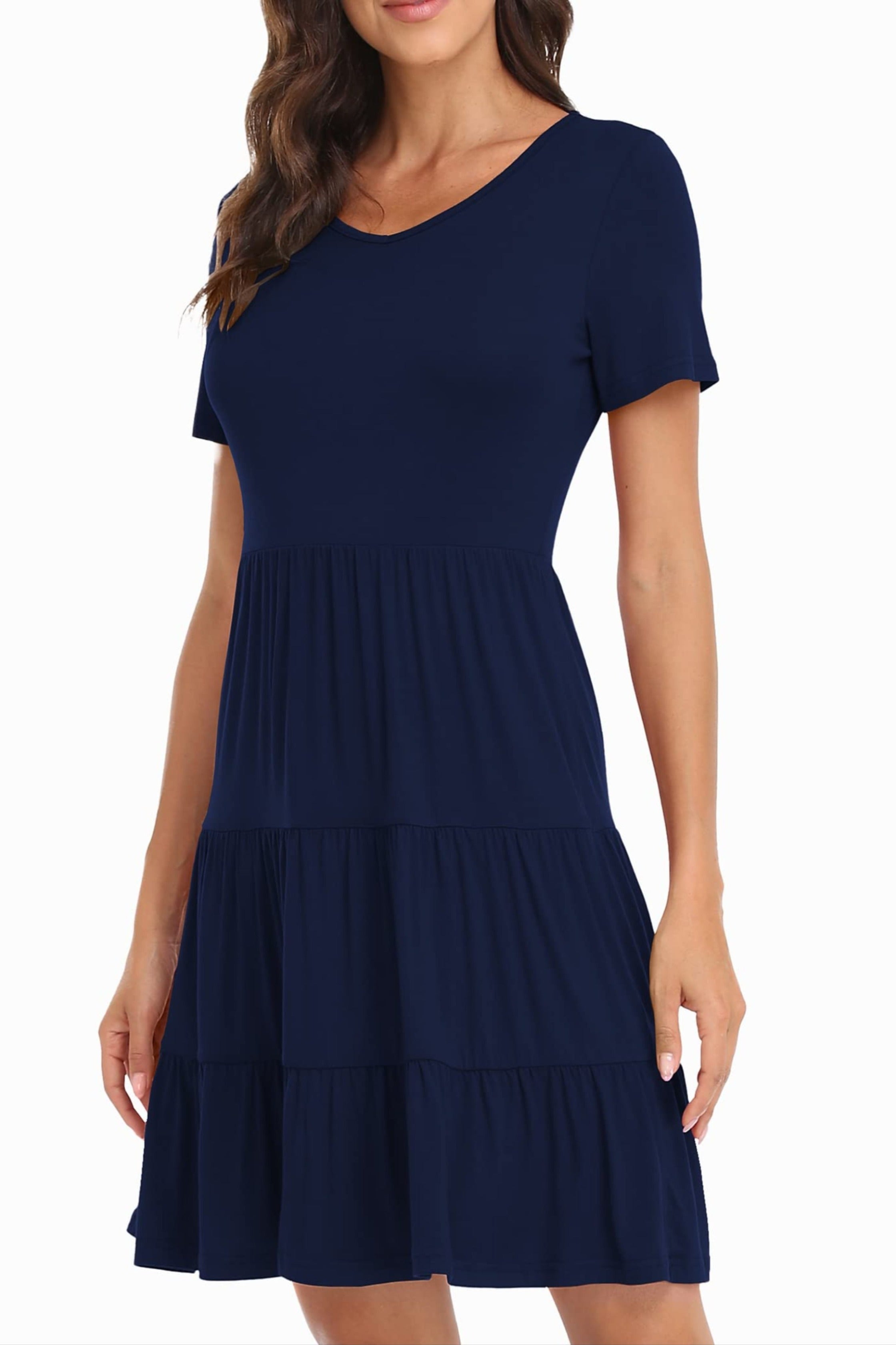 Cute Casual Tiered Dress