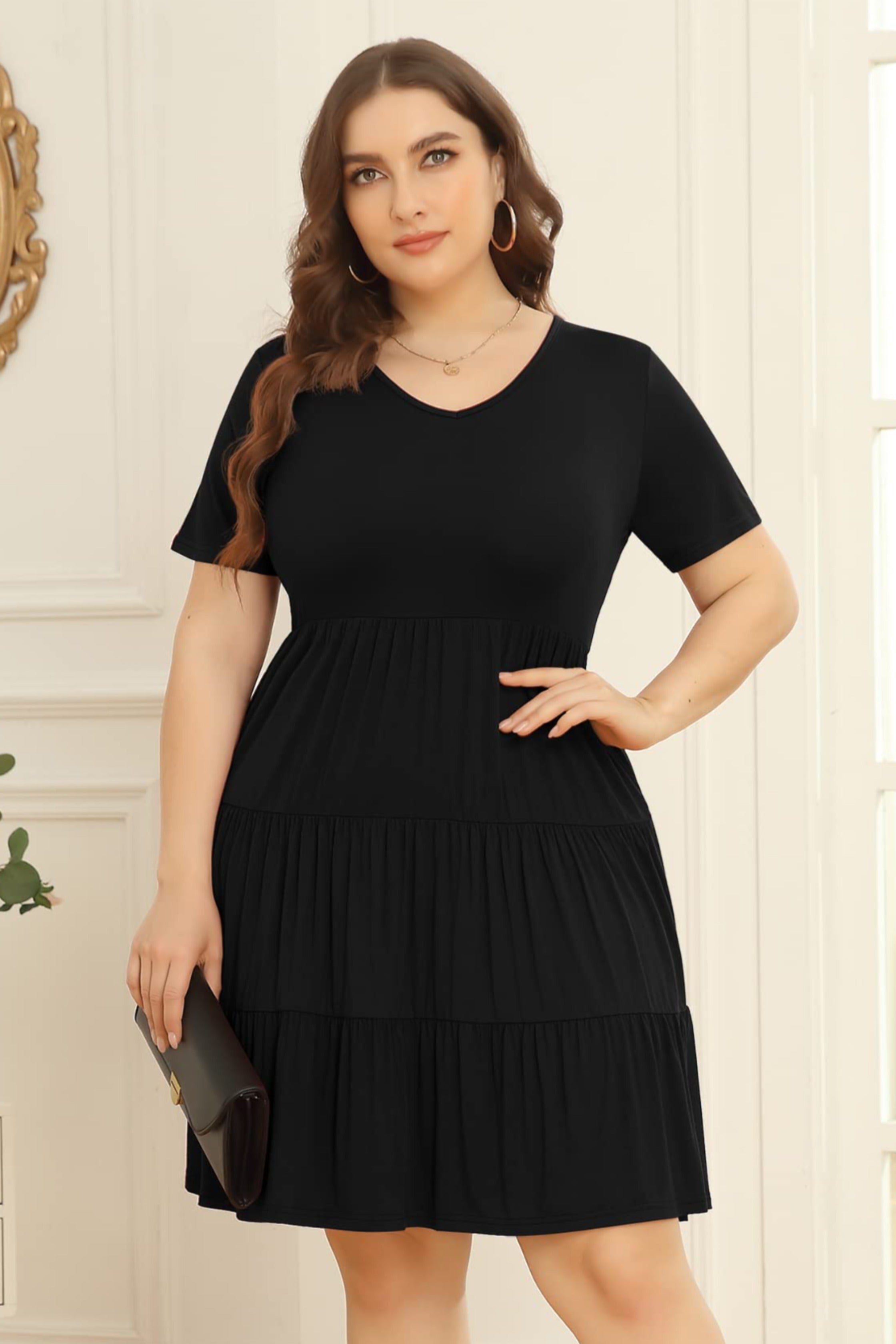 Cute Casual Tiered Dress