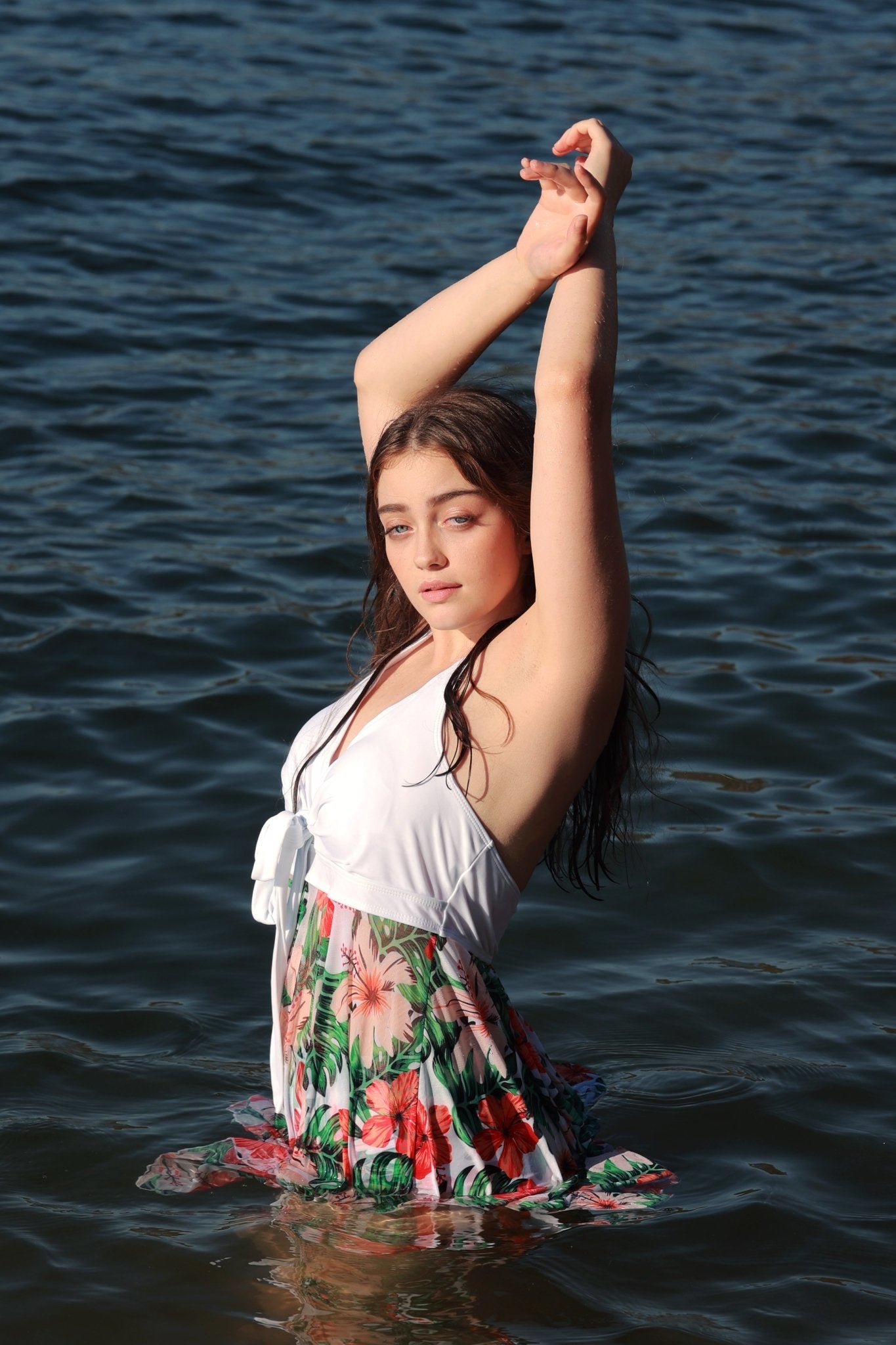 Shiroi Koibito Swimsuit with Swim Brief - POSESHE