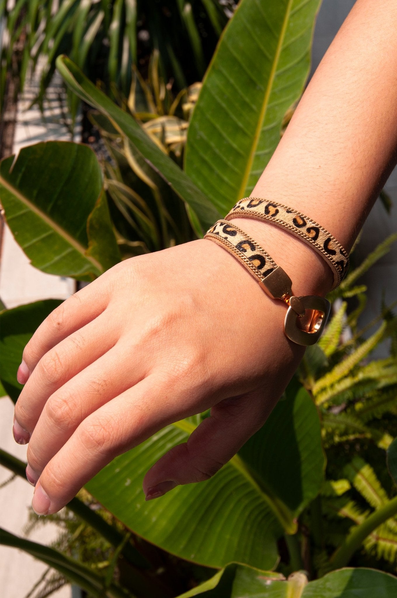 Spirit of Wild Leopard Leather Bracelet - POSESHE