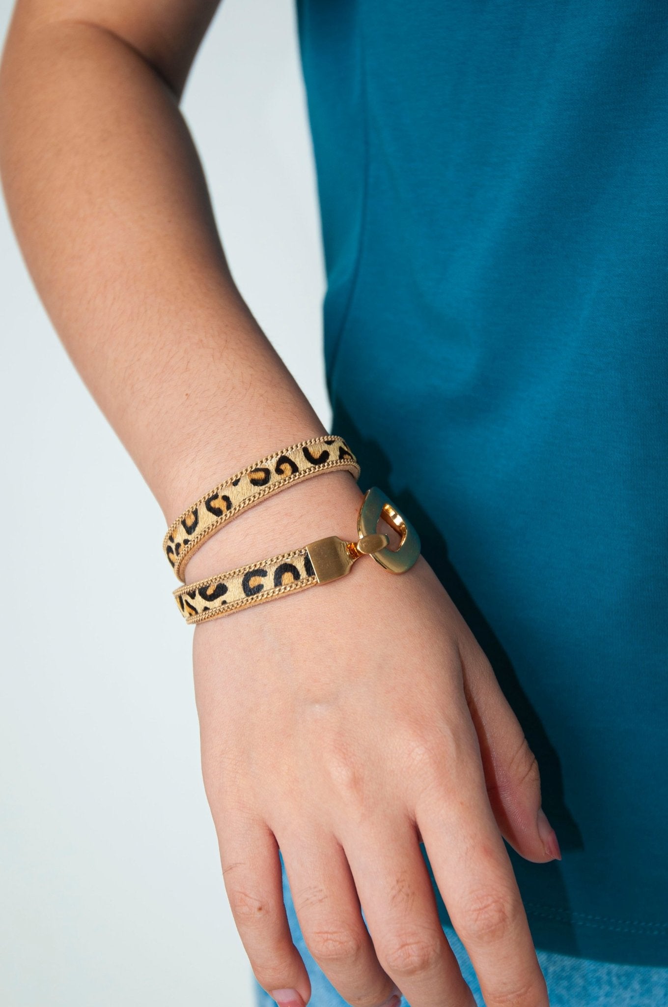Spirit of Wild Leopard Leather Bracelet - POSESHE