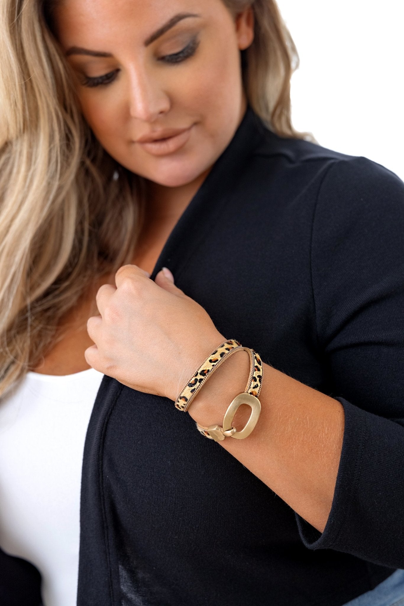Spirit of Wild Leopard Leather Bracelet - POSESHE