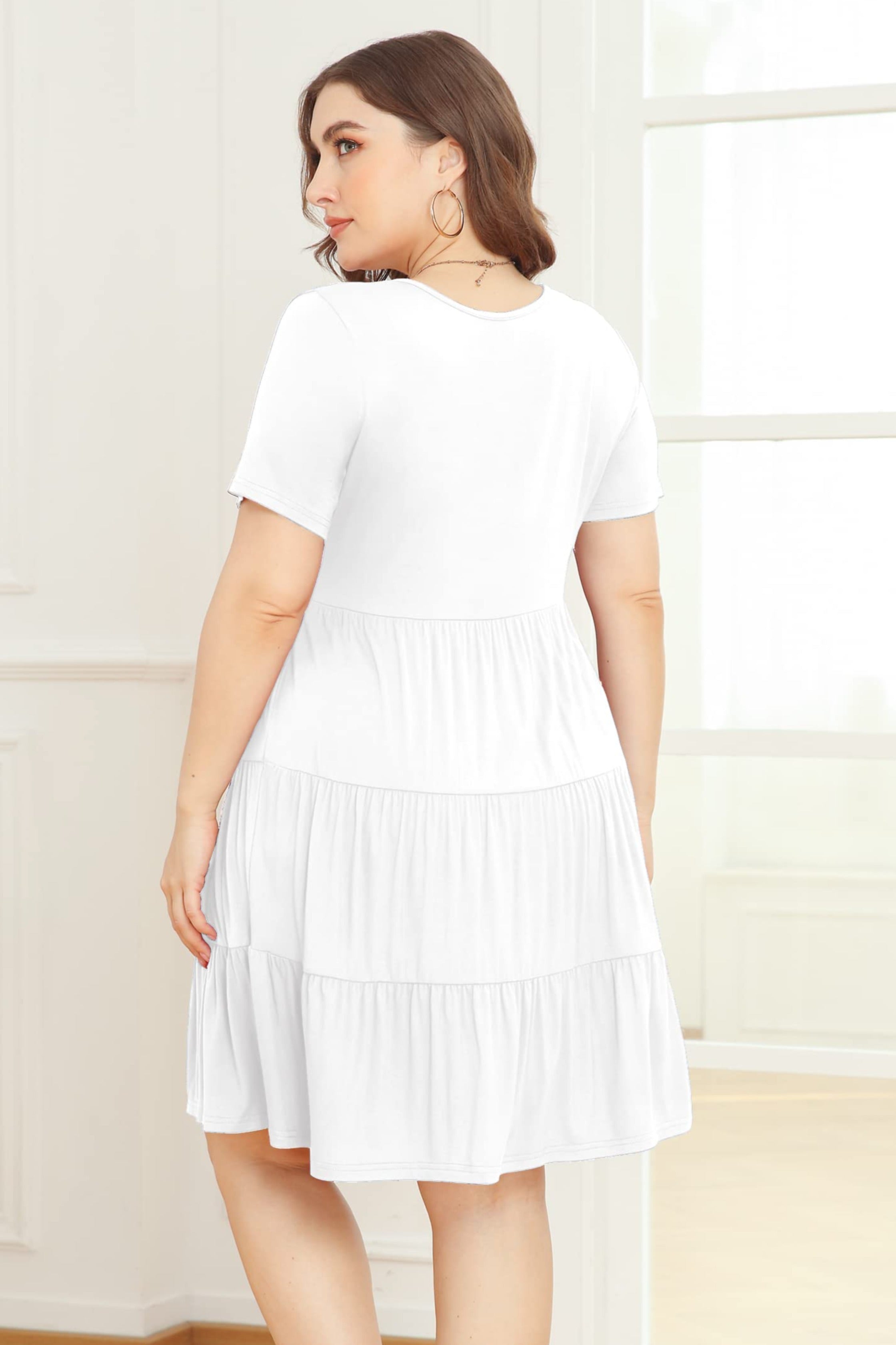 Cute Casual Tiered Dress