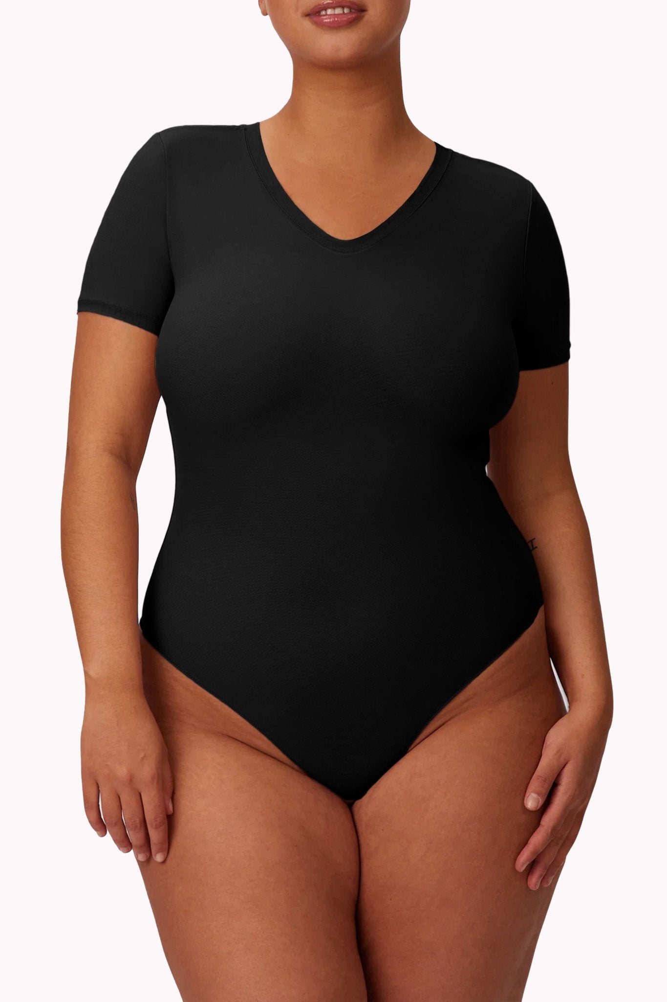N.6 V-Neck Bodysuit - POSESHE