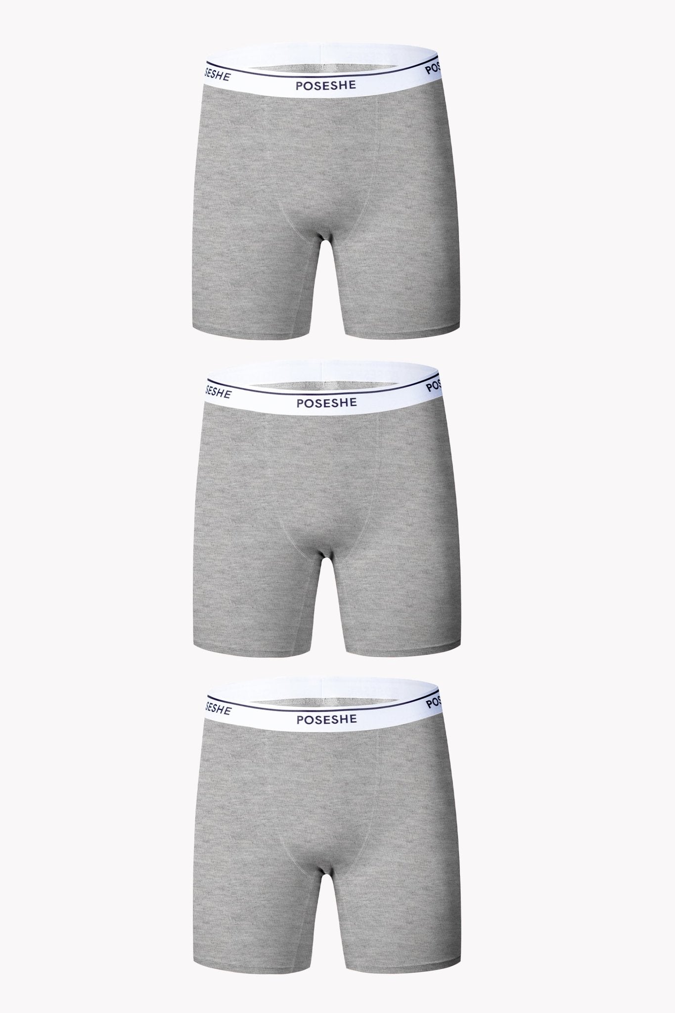 Body Liberator High-Waisted Boxer Briefs (Period Friendly) 3 Pack - POSESHE