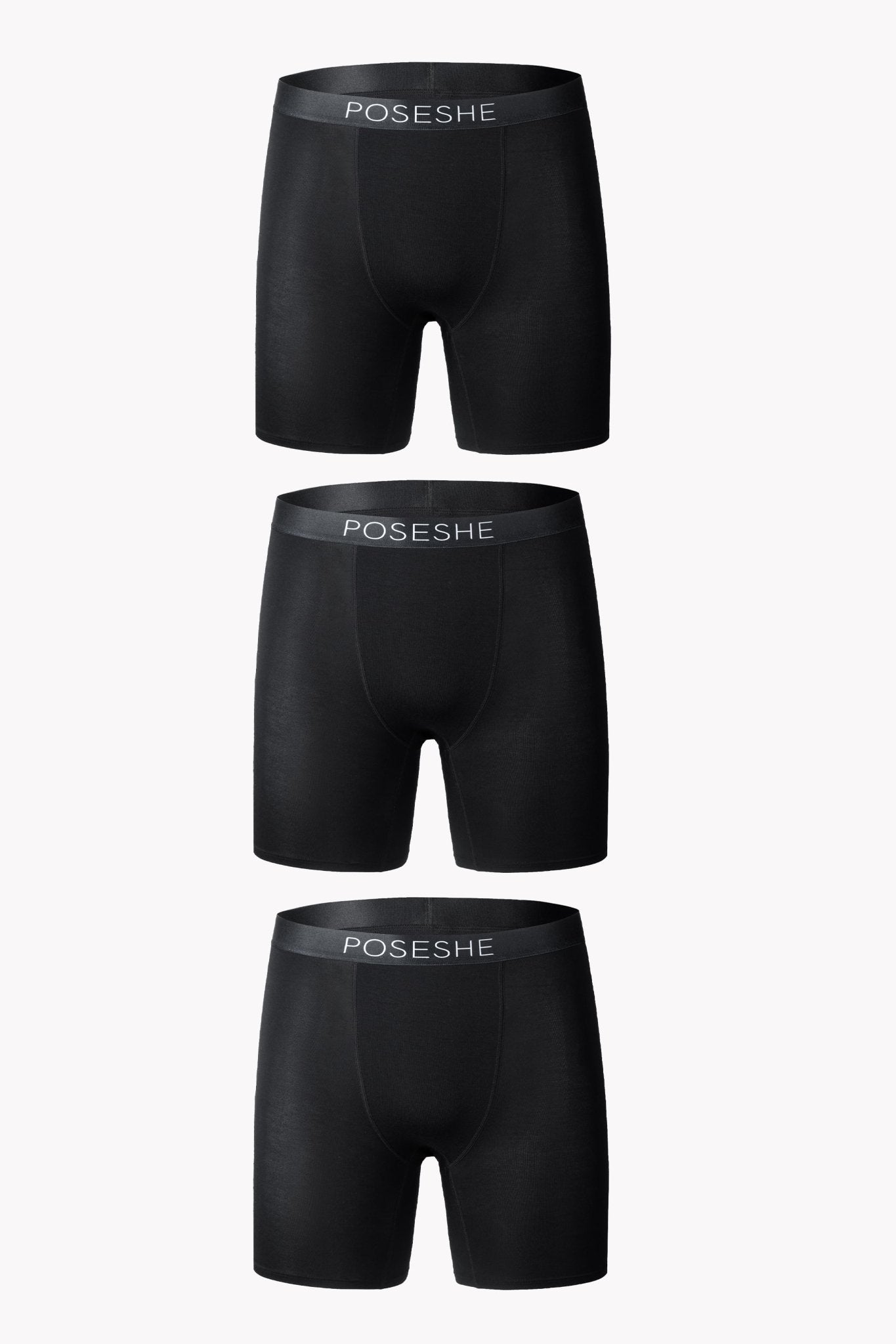 Body Liberator High-Waisted Boxer Briefs (Period Friendly) 3 Pack - POSESHE