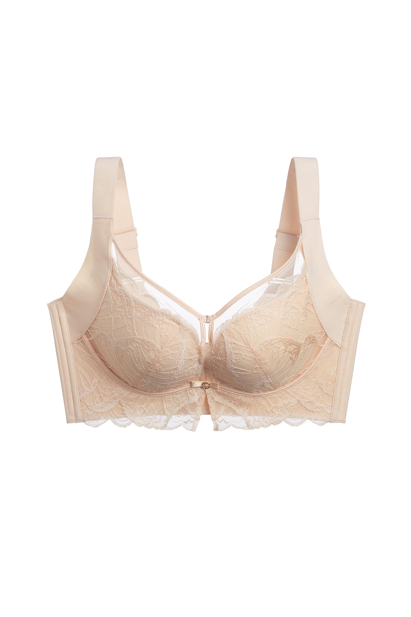 Leto Collection, Intimates & Sleepwear, Grey Lace Bralette