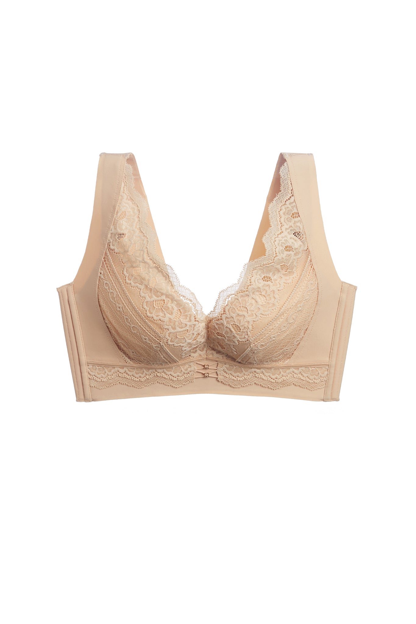 Easy Pieces™️ Max Boost Plunge Bra With Lace - POSESHE