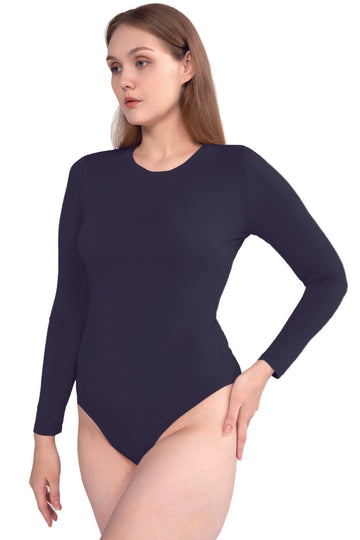POSESHE Plus Size Long Sleeve Bodysuit - Stylish & Comfortable Closet  Essential