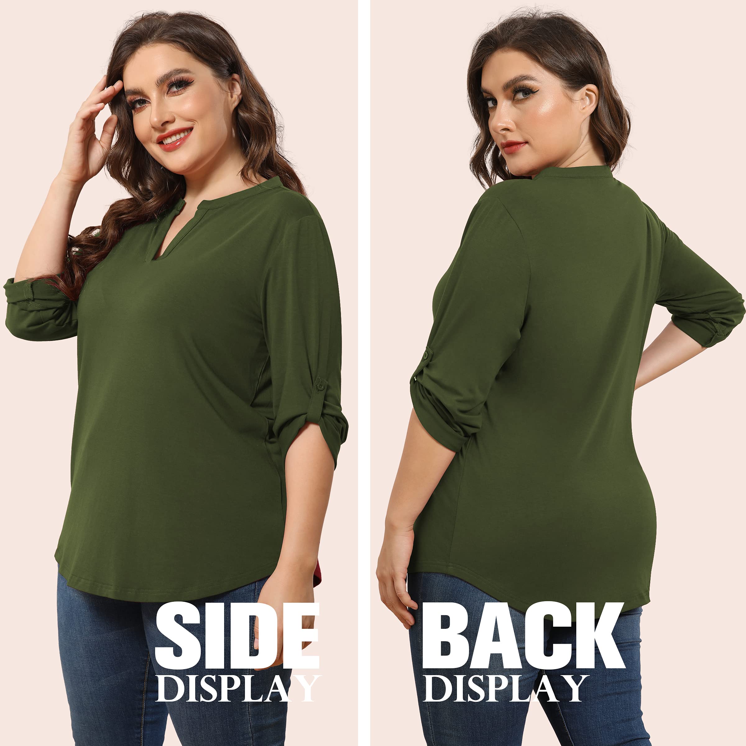 Women's Plus Size Tunic Tops