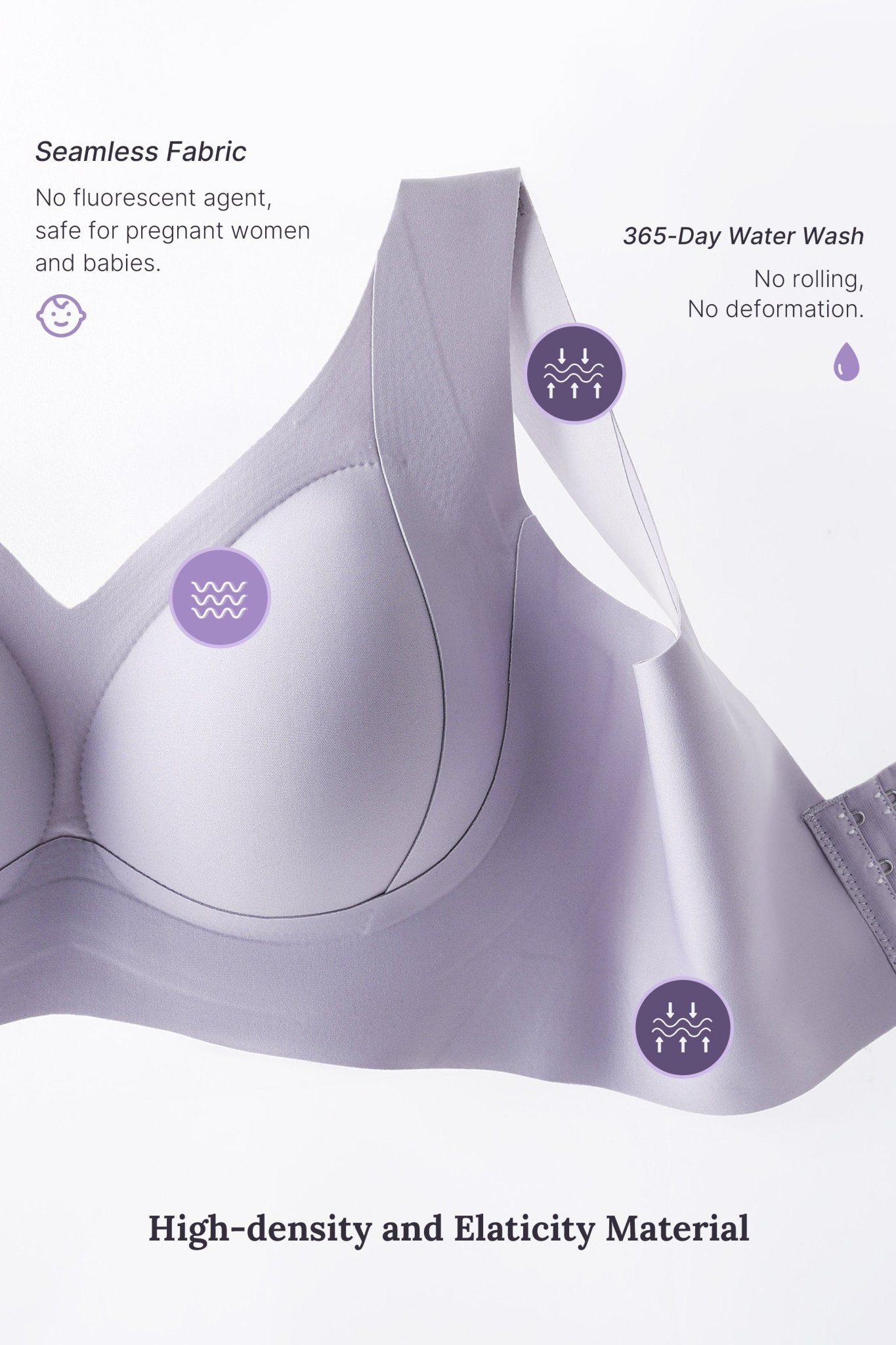 Easy Pieces™️ Max-Support Wire-Free Bra, Great For Large Breast - POSESHE