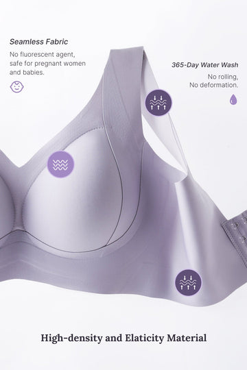 POSESHE Max-Support Wire-Free Bra for Large Breasts