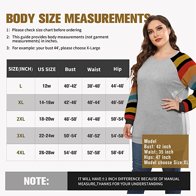 Women's Plus Size Tunic Tops