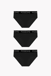 POSESHE Body Liberator Women’s Bikini Underwear, 3-Pack product image