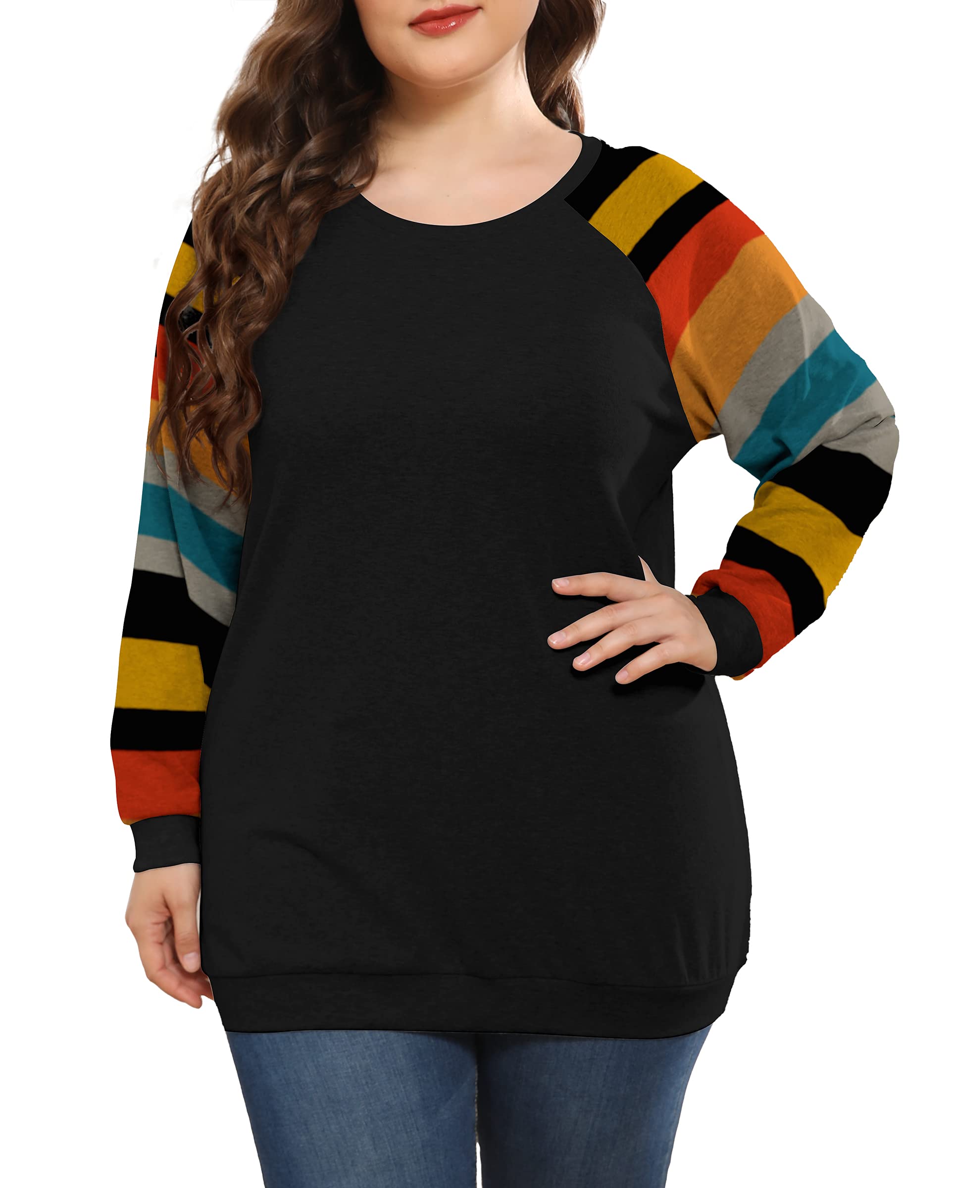 POSESHE Women's Plus Size Tunic Tops - POSESHE