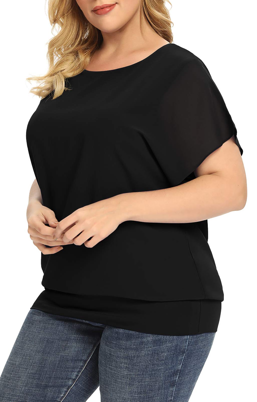 Casual Chiffon T-Shirt - POSESHE