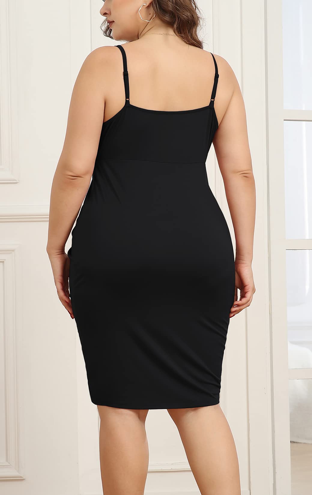 Sling Sexy Deep V Neck Body Wrap Dress