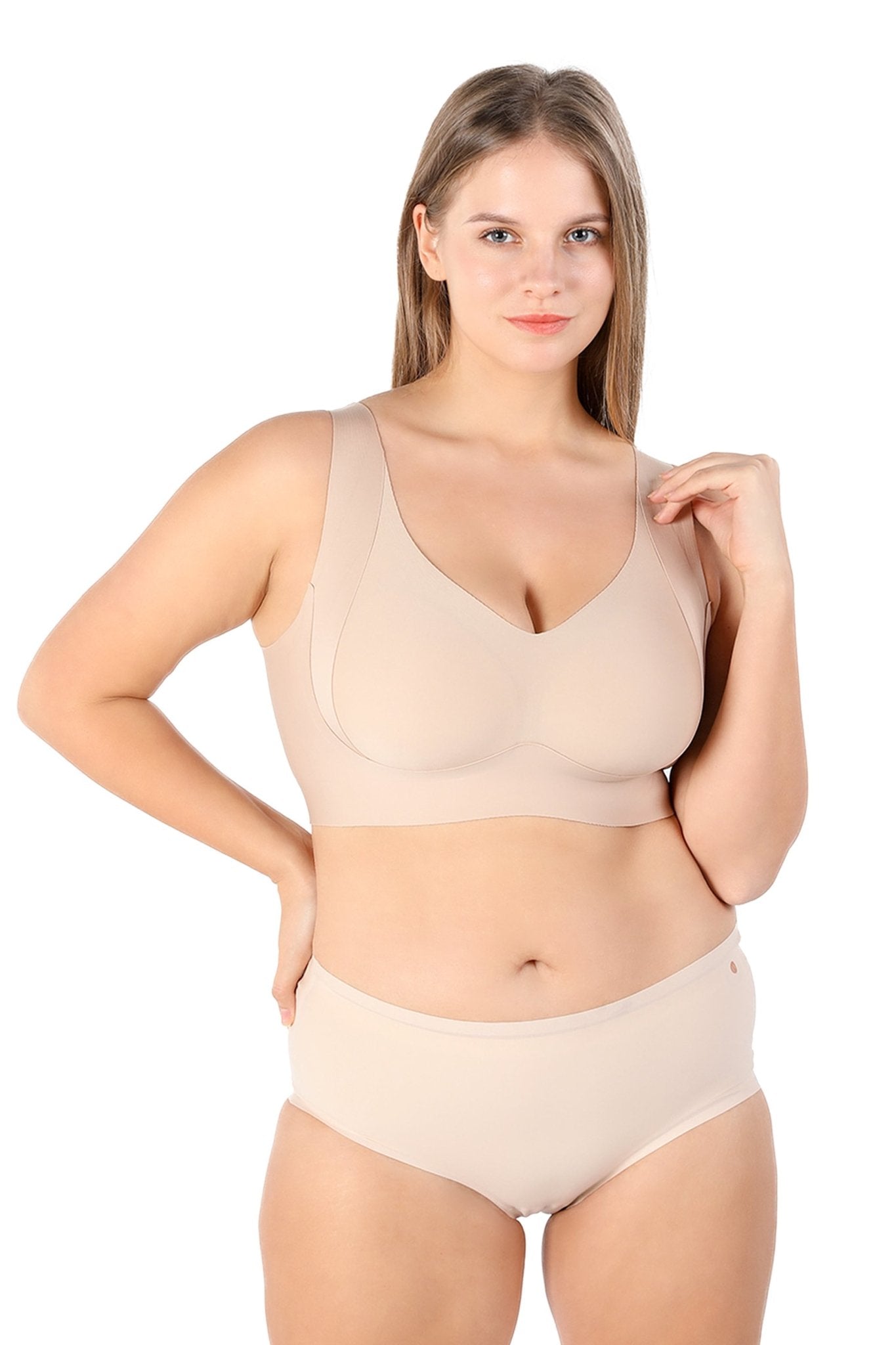 Easy Pieces™️ Max-Support Wire-Free Bra, Great For Large Breast - POSESHE