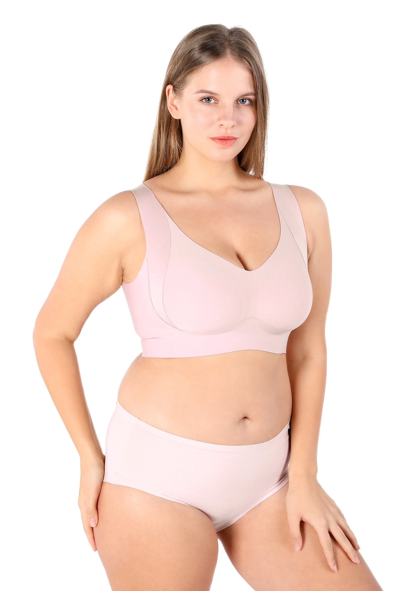 Easy Pieces™️ Max-Support Wire-Free Bra, Great For Large Breast - POSESHE