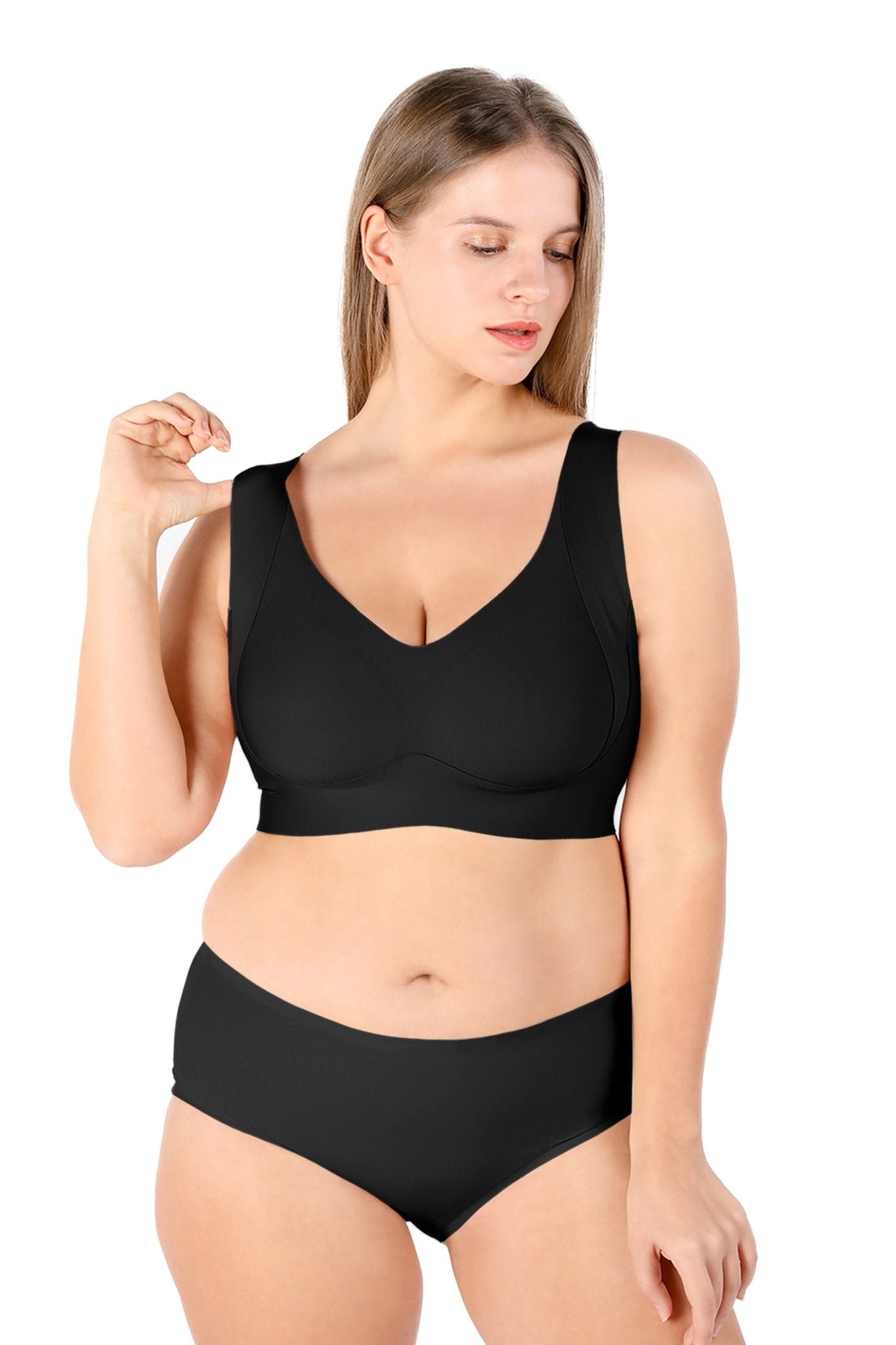Easy Pieces™️ Max-Support Wire-Free Bra, Great For Large Breast - POSESHE