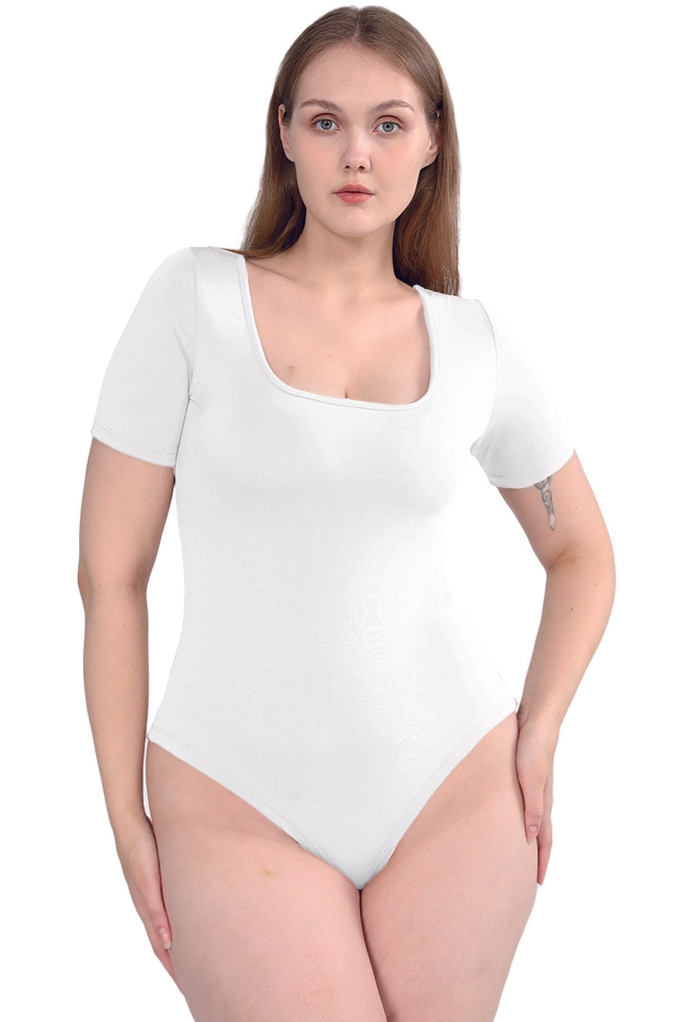 N.4 Square Neck Bodysuit - POSESHE