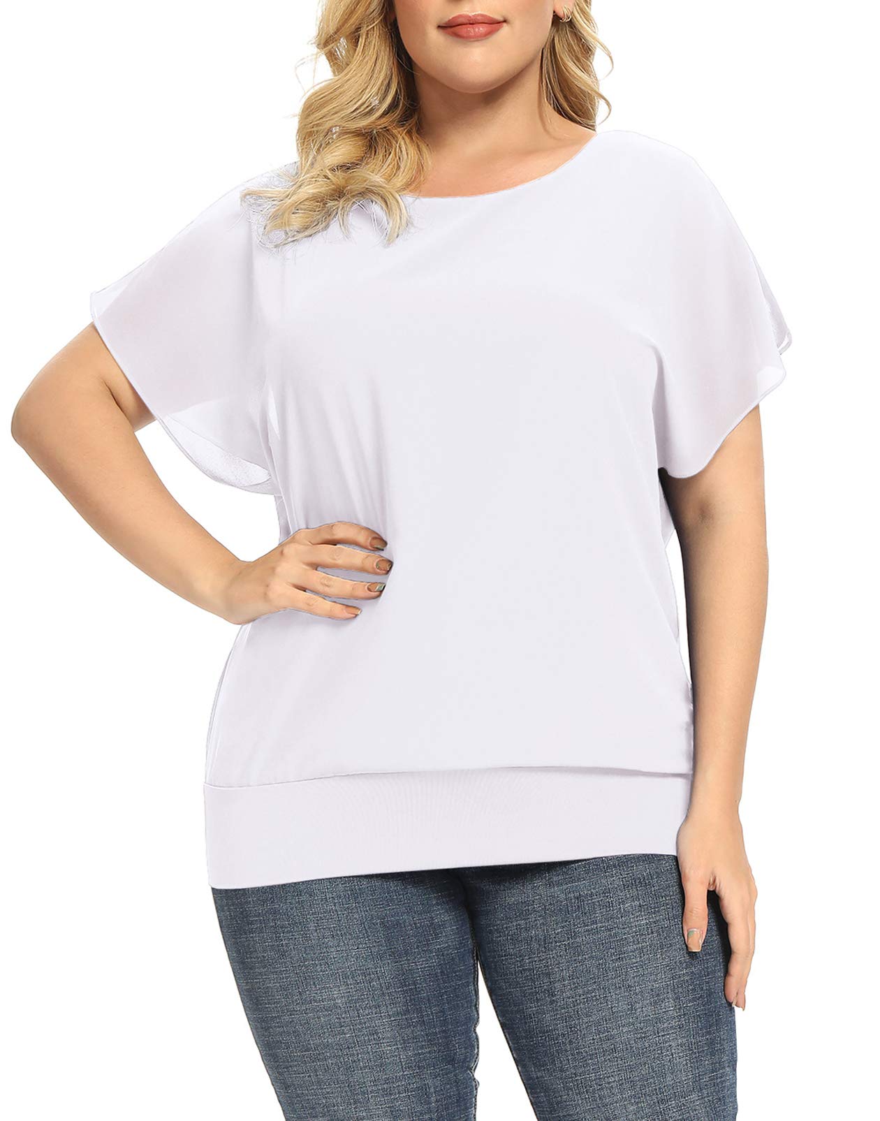 Casual Chiffon T-Shirt - POSESHE