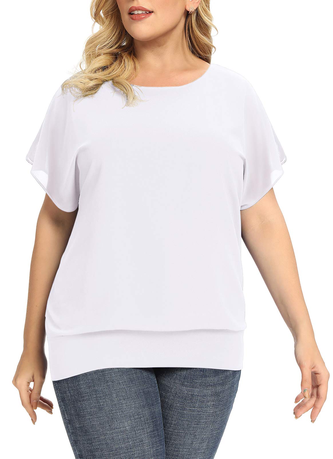 Casual Chiffon T-Shirt - POSESHE