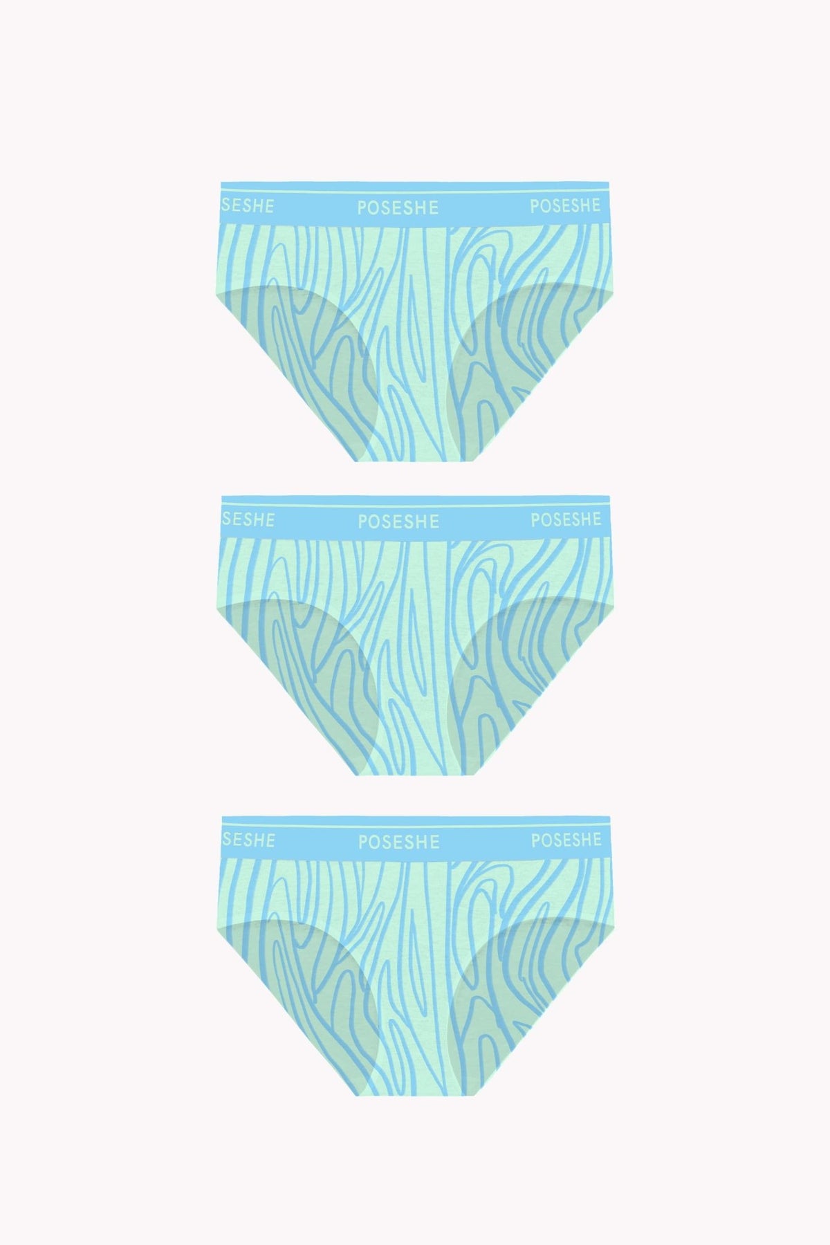Body Liberator Bikini Panty, 3-Pack - POSESHE